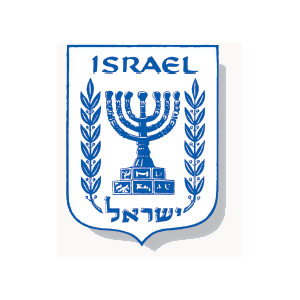 Aufkleber Israelisches Staatswappen