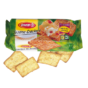 Sesam-Cracker aus Weizenmehl mit Sesamkörnern, 250 g