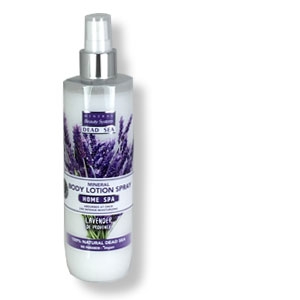 Aroma-Bodylotion als Spray in der Duftnote „Lavendel