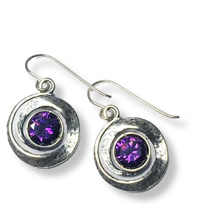 Ohrhänger mit Amethyst