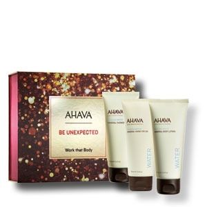AHAVA-Geschenk-Paket - Set mit drei Körperpflegeprodukten