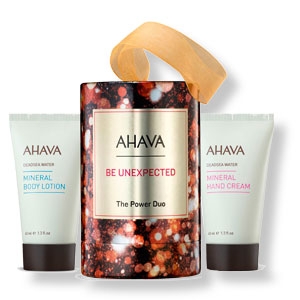 AHAVA - Power-Duo mit je 40 ml Bodylotion und Handcreme