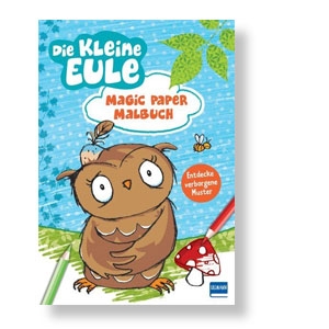 Magic Paper Malbuch – Die kleine Eule