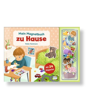 Mein Magnetbuch Zu Hause - Pappbilderbuch mit 24 Magneten für Kinder ab 3 Jahren