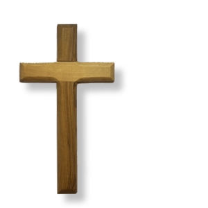 Kreuz aus Olivenholz, 16 cm