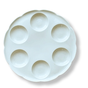 Porzellan-Sederteller,  31 cm