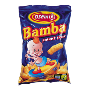 Bamba - Erdnussflips, 25 g