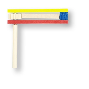 Traditionelle Purim-Rätsche aus Holz