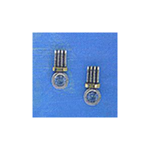 Megido-Silber-Ohrstecker