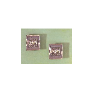 Ohrstecker im Architektur-Design, einzel (kein Paar)