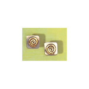 Ohrstecker in Bicolor