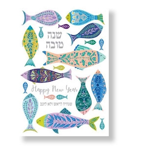 Neujahrskarte Fisch