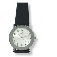 Quarz-Armbanduhr, silber-plated