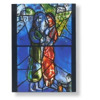 Grußkarte mit Chagall-Motiv - Isaak und Rebekka