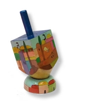 Dreidel mit Jerusalem Motiven