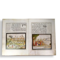 Wertvolle Haggada als Faksimile der Rosenthaliana-Leipnik-Haggada