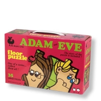 Adam und Eva mit Apfel, Puzzle