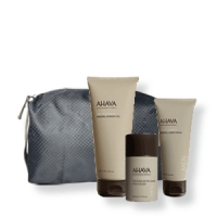 AHAVA Set for Men mit Originalgrößen,Aftershave 50ml, Duschgel 200ml, Handcreme 100ml