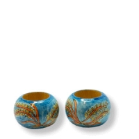 Servietten-Ringe aus Holz, 2-er-Set (2 Ringe)