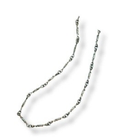 Collier-Kette aus Sterlingsilber, 70 cm lang