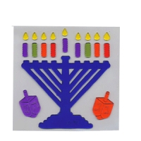 Fensterdekoration zu Chanukka   -   nicht geeignet für Kinder unter 5 Jahre