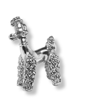 Pudeldame, 925er Silber