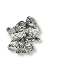 Vogelpaar, 925er Silber