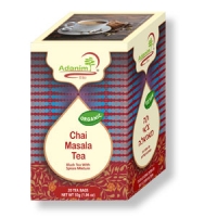 Chai Masala, aus Schwarztee mit Zimt, Kardamom, Ingwer.