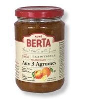 Citrus-Marmelade, drei Zitrusfruchtarten, 350 g