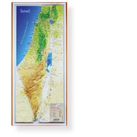 Dekorative Reliefkarte Israel