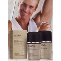 AHAVA Deo Roll-On, aluminiumfrei, für Männer, 50 ml